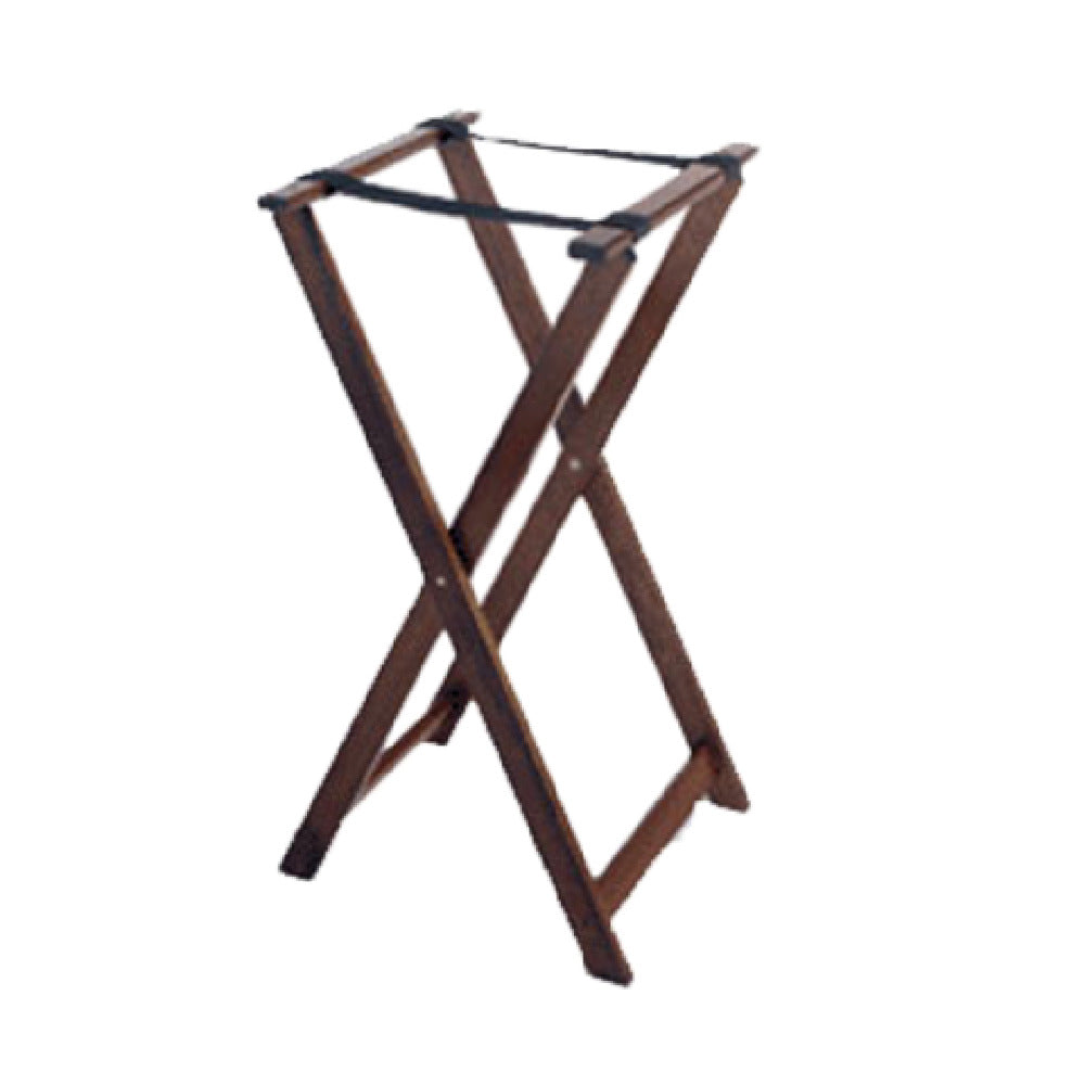 GET Enterprises TSW-103 Tray Stand 31-1/2" High Mahogany Hardwood