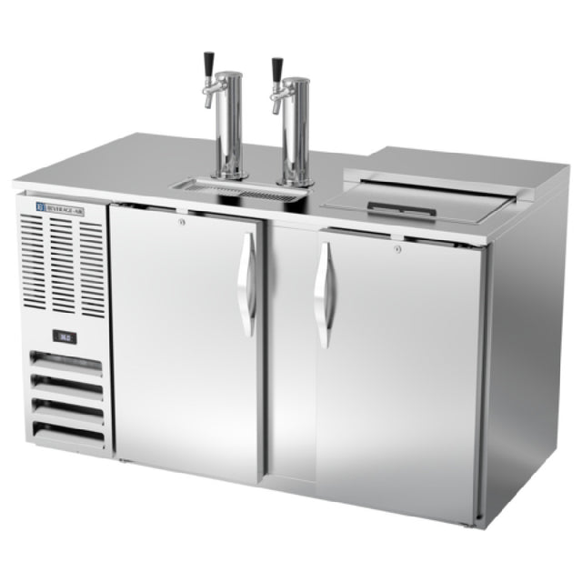 Beverage Air DD58HC-C-S - Direct Draw Dispenser, Club Top, 58"W X 30-3/8"D X 49-5/16"H