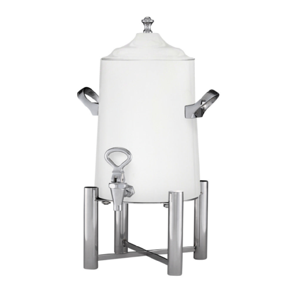 Steelite DW43WTVACWTSS Urn Tempo 3 Gal Vacuum Insulated White And Stainless Steel (Cust3Party Item) (Approx. Lead Time = 3 Weeks)