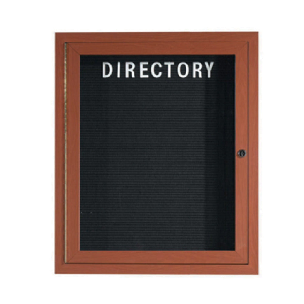 Aarco OADCO3630L Directory Board 30"W X 36"H Enclosed Face