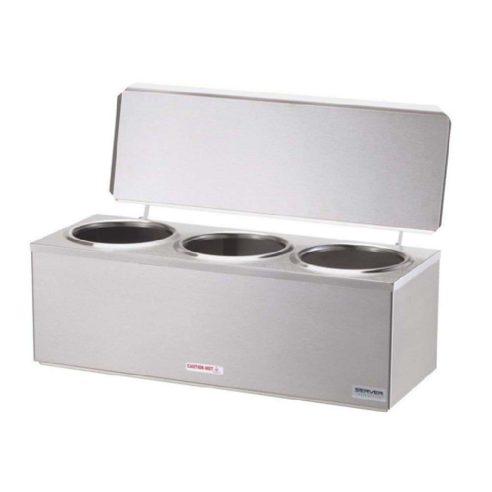 Server Products 92040 DI-3 TRIPLE CONE DIP WARMER (3) 3 Qt. Low Temperature Warmer