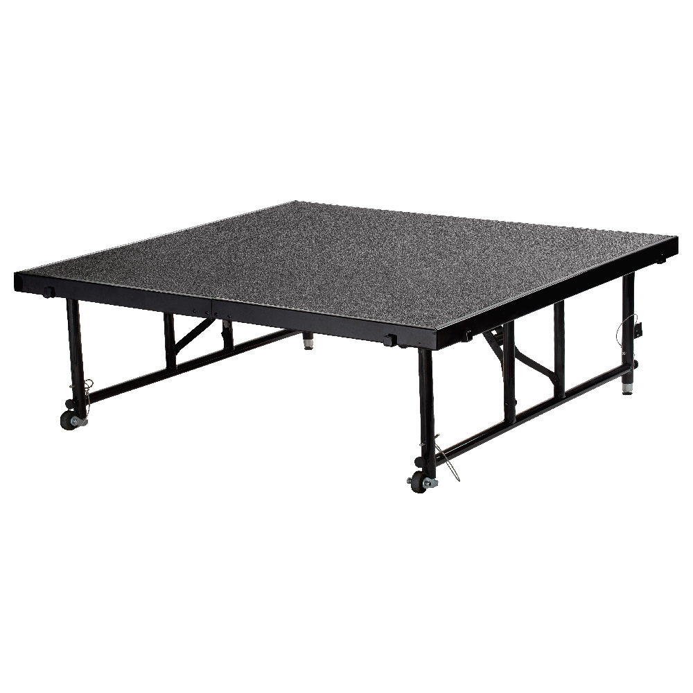 National Public Seating TFXS48482432 NPS® Transfix Stage Platform 48"W X 48"D X 24"-32"H