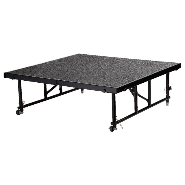 National Public Seating TFXS48482432 NPS® Transfix Stage Platform 48"W X 48"D X 24"-32"H