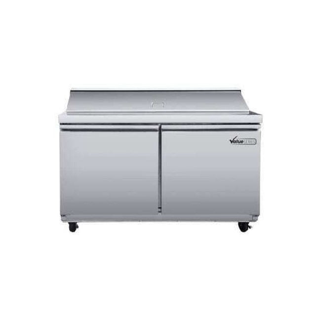 Hubert 34238 - Value Series 69K-940 Commercial Sandwich/Salad Prep Table, 48"W, (2) Doors