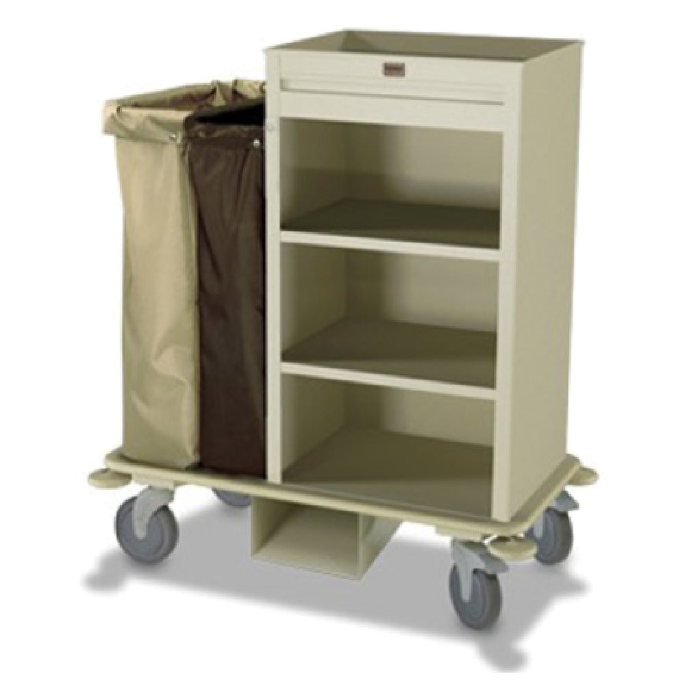 Forbes Industries 2265 InRoom Attendant Cart 24" W X 18" D X 42" H Cabinet (3) Shelves