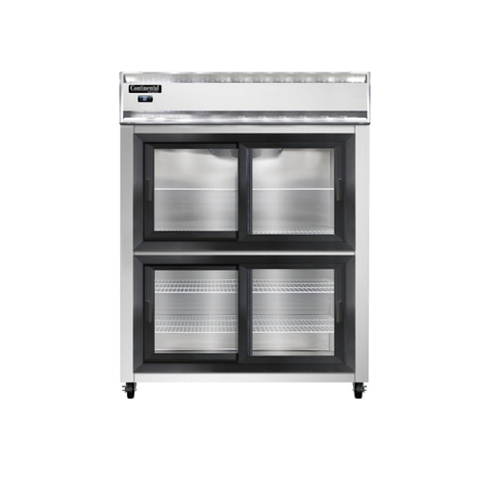 Continental Refrigerator 2RESNSASGDHD Extra-Wide Refrigerator Reach-in 57"W