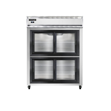Continental Refrigerator 2RESNSSSGDHD Extra-Wide Refrigerator Reach-in 57"W