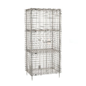Metro SEC53S-2SE - Super Erecta® Security Unit, Stationary, Stainless Steel Finish