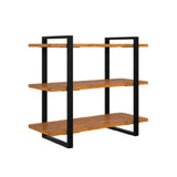 Koolmore KM-SDW-3ROP - Wooden Display Rack, 28"W, (3) Wide Eucalyptus-wood Shelves