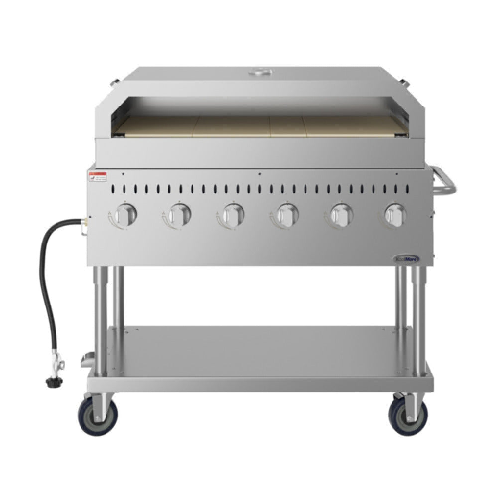 Koolmore CGKIT4-48P Commercial Outdoor Grill 47-3/5"W X 23-1/5"D X 46-1/5"H (3) Burner