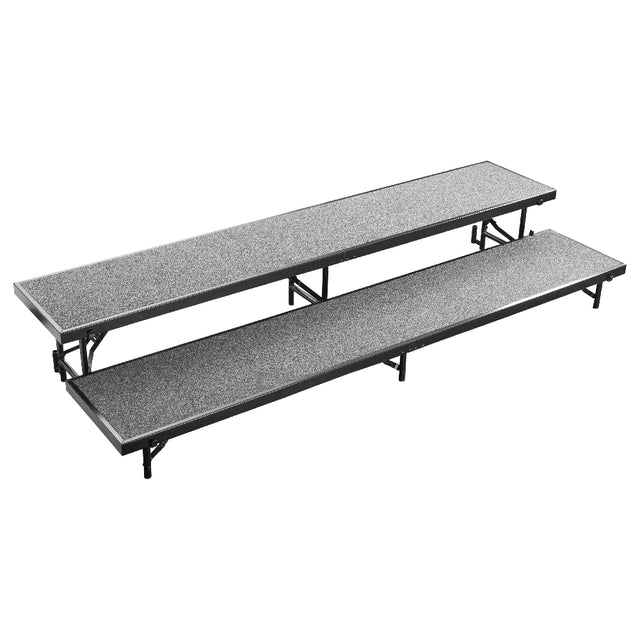 National Public Seating RS2L NPS® Straight Standing Choral Riser 36"W X 96"D X 16"H