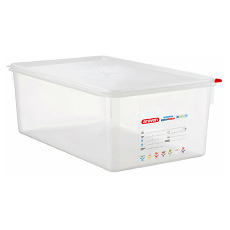 Carlisle 03038 Araven Food Storage Container 29.6 Qt. 20-7/8" X 12-3/4" X 8"