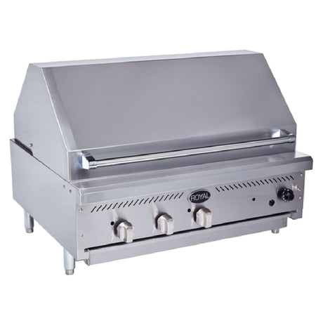 Royal Range Of California RIBT-36_NAT Charbroiler Gas Countertop
