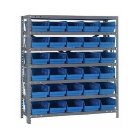 Quantum 1239-102_YELLOW - Shelving Unit, 12"D X 36"L X 39"H, Heavy Duty