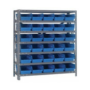 Quantum 1239-102_BLACK - Shelving Unit, 12"D X 36"L X 39"H, Heavy Duty