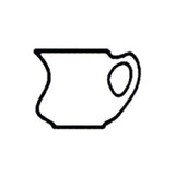 Steelite HL17500 Creamer/Jug 5-1/4 Oz. Handled