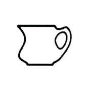 Steelite HL17500 Creamer/Jug 5-1/4 Oz. Handled