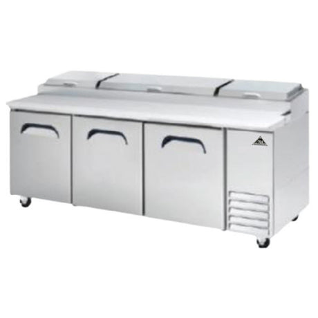 Akita APR-93 Pizza Prep Unit Three-section 30.8 Cu. Ft.