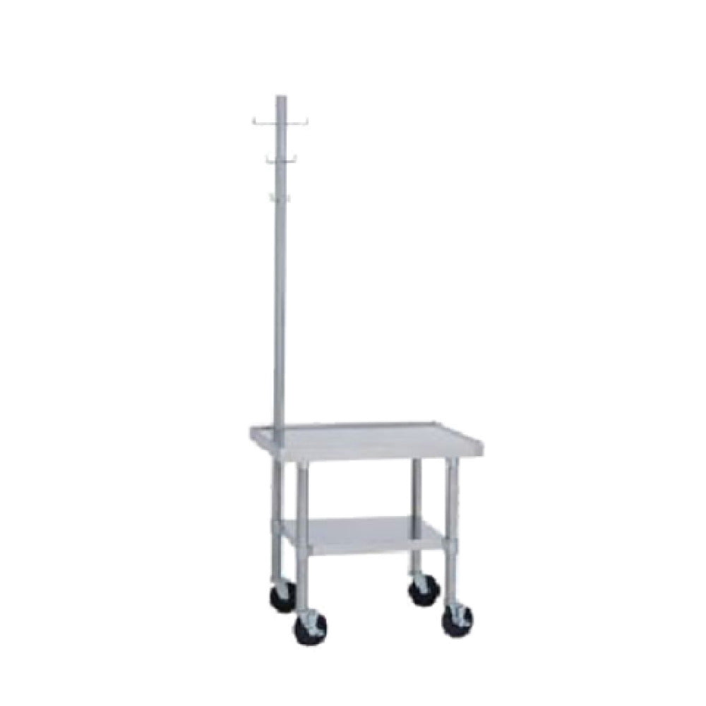 Duke 491A-2424 Mixer Stand Open Base With Adjustable Undershelf Stainless Top