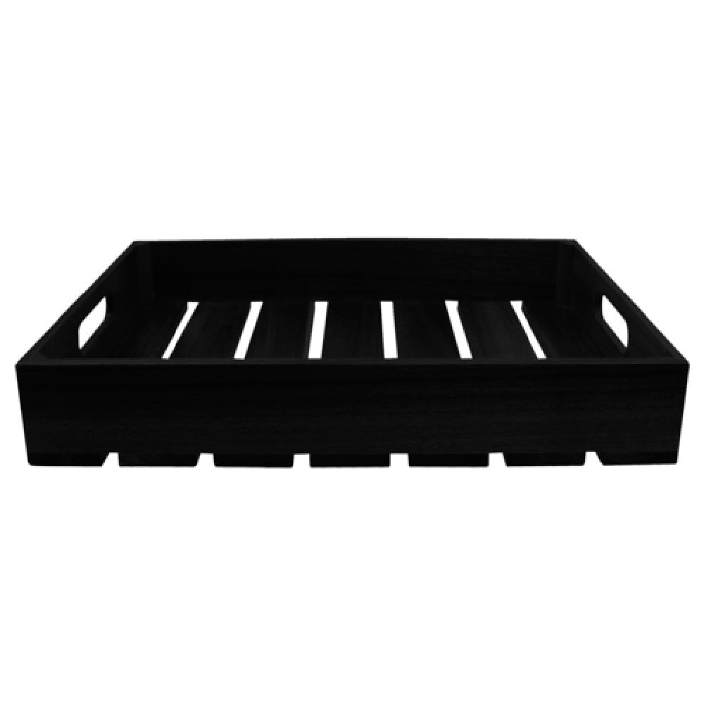 Tablecraft CRATE134BK Crate 12-3/4" X 6-7/8" X 4-1/4" 1/3 Size