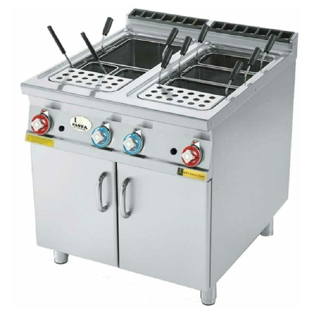 Arcobaleno Pasta Equipment APCG35D Pasta Cooker Gas Double Tank