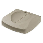 Rubbermaid FG268988BEIG - Untouchable® Swing-In-Top, 16" Sq X 4" H, Fits 3569-88,3569-07 & 3569-73 Containers