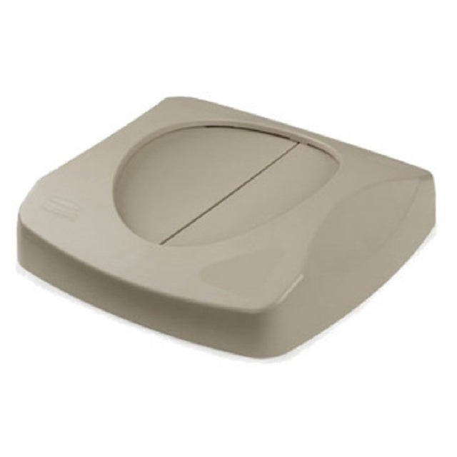 Rubbermaid FG268988BEIG - Untouchable® Swing-In-Top, 16" Sq X 4" H, Fits 3569-88,3569-07 & 3569-73 Containers
