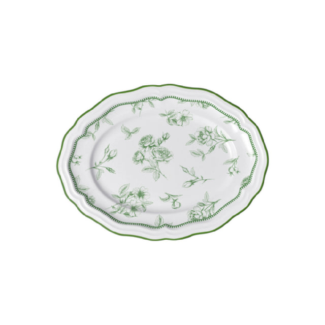 Steelite 62539FP818 Oval Platter 9.0" X 6.75" X 0.875" Adelina