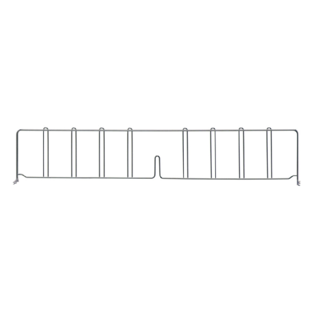 Quantum DIV36S Wire Shelf Divider 36"D X 8"H 304 Stainless Steel