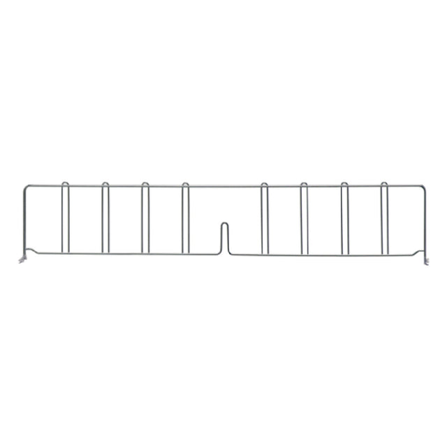 Quantum DIV36S Wire Shelf Divider 36"D X 8"H 304 Stainless Steel