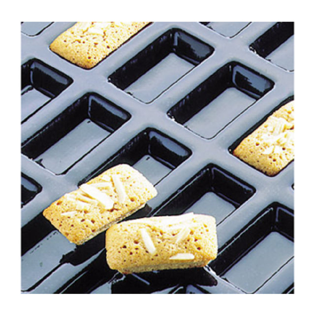 Matfer 336009 Flexipan® Mini-Financiers Mold 84 Per Sheet 1/3 Oz. Cap.