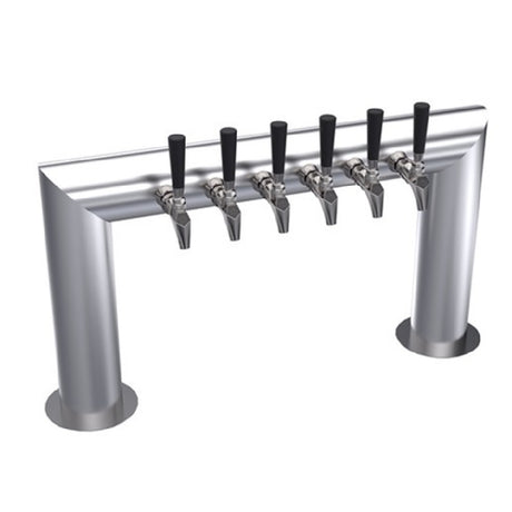 Krowne KPTU-6A Krowne Pass-Thru Tower Six Faucets Handles And Faucets Not Included