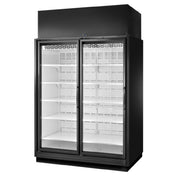 True Mfg. - Retail Merchandisers TRM2L-BLK-WHT-1BLKRR-YN-4 - Refrigerated Merchandiser