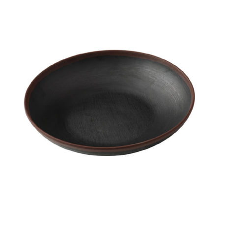 Yanco NA-708BK Nature Art Salad/Soup Plate 8"dia. X 1-1/2"H 20 Oz