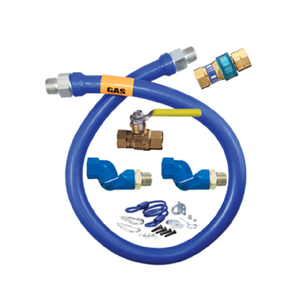 Dormont 16125KIT2S48 Dormont Blue Hose™ Moveable Gas Connector Kit 1-1/4" Inside Dia.