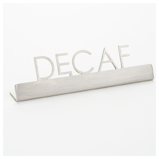 American Metalcraft SSD5 Sign "decaf" 5"L X 3/4"W X 1-1/2"H