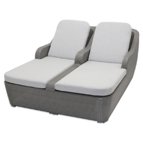 Plantation Prestige Commercial Furniture 8770800-015402 Durango Double Chaise Includes Sunbrella® Fabric Cushions