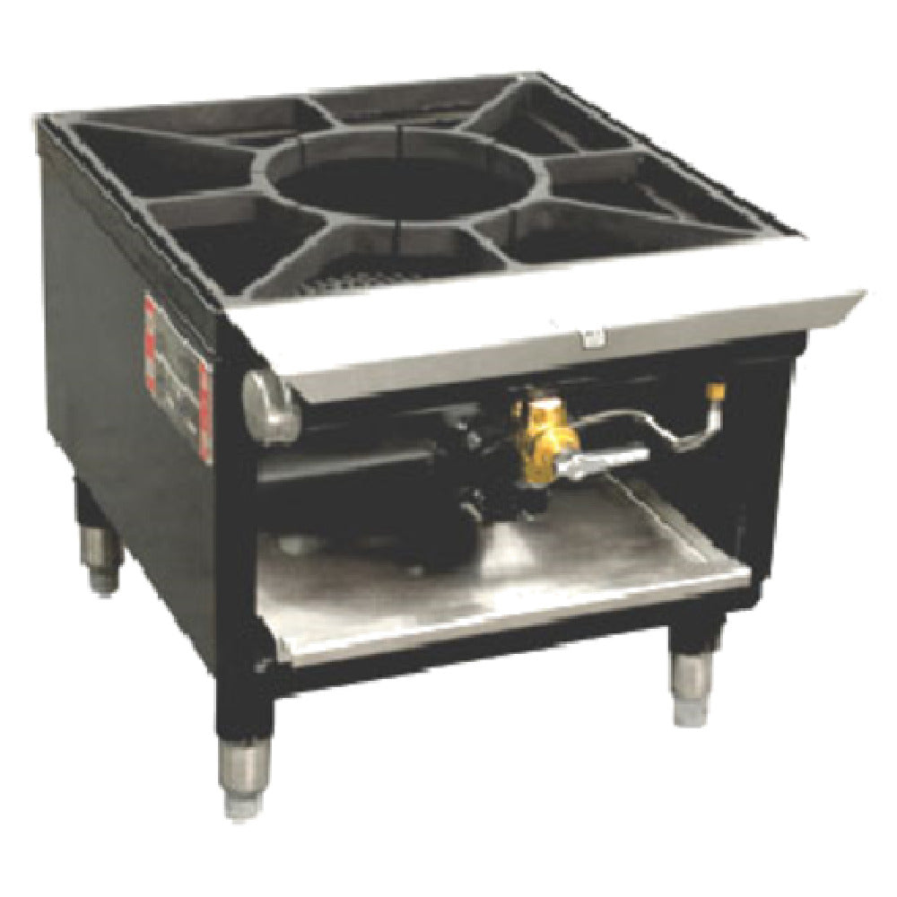 Town SR-18-R-SS-P Stock Pot Range Propane Gas (1) Two Ring Burner With Cast Iron Grate