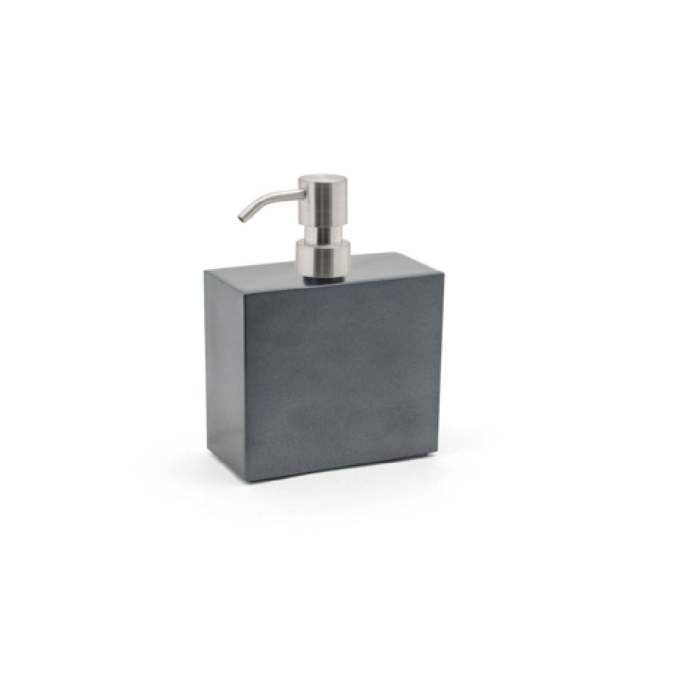 FOH RSP009BKT22 28oz New York Pump Onyx With Mirrored Stainless Top Includes One BTM 28oz New York Pump Base Onyx