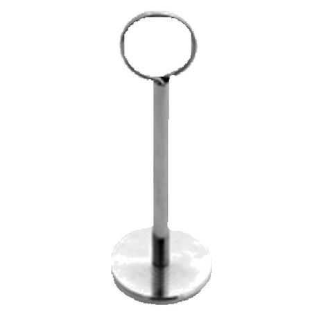 Elite Global Solutions TH6 Table Number Holder 2" Dia. Base X 6"H Alloy Base With Chrome Plating