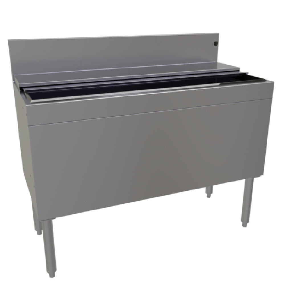 Glastender IBA-42-CP10-ED Extra Deep Underbar Ice Bin With 10-circuit Cold Plate