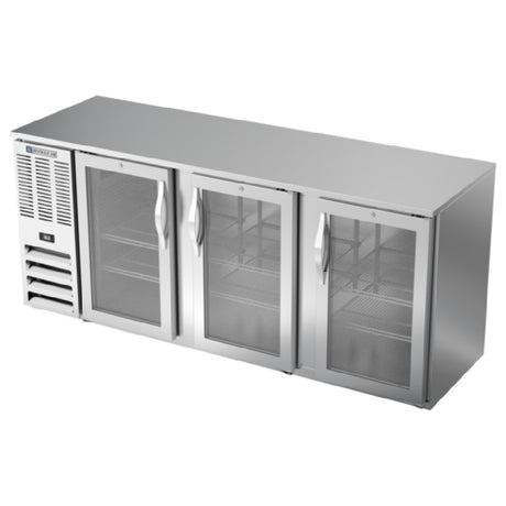 Beverage Air BBN78HC-FG-S - Refrigerated Food Rated Back Bar Storage Cabinet, Three-section