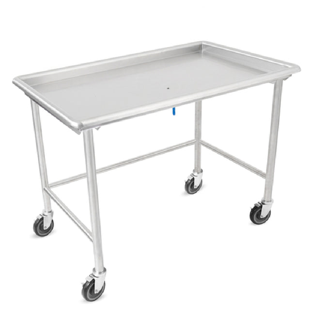 John Boos DST6-3049SBW-C Sorting Table 48-7/8"W X 30-3/8"D 16/300 Stainless Steel Flat Top With 2-1/4" Raised Edge