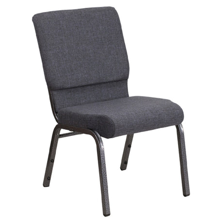 Flash Furniture FD-CH02185-SV-DKGY-GG Hercules Series Stacking Church Chair 800 Lb. Weight Capacity