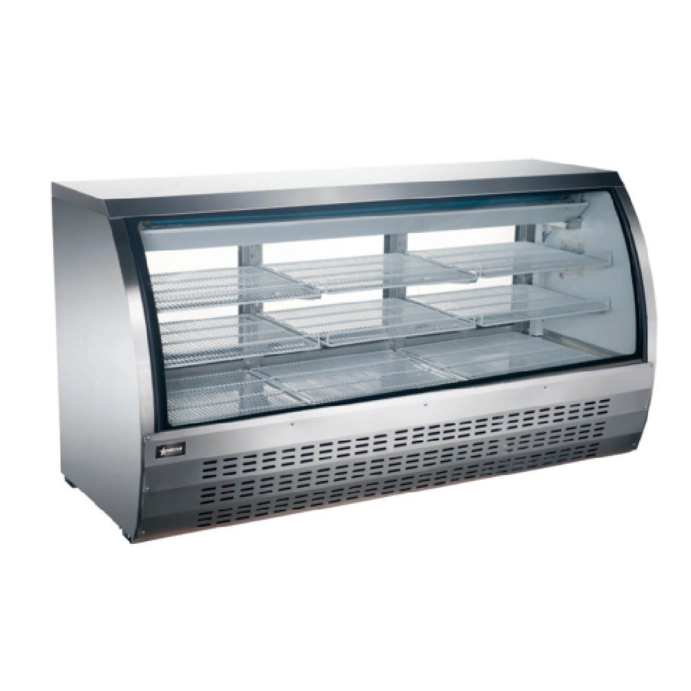 Omcan 50080 (RS-CN-0200-S) Refrigerated Deli Display Case Floor Model 82"W