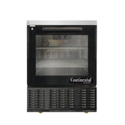 Continental Refrigerator UC24NGD-B Undercounter Refrigerator 24" W 4.1 Cu. Ft. Capacity