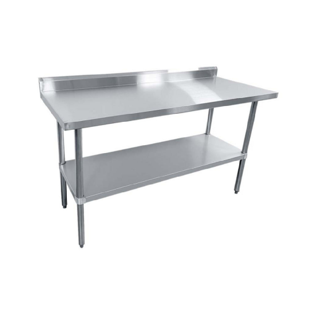 Sapphire Manufacturing SMTEB-2472G Worktable 72"W X 24"D X 35"H 18/430 Stainless Steel Top Shelf