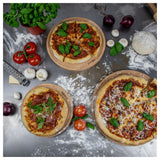 BOSKA 320536 - Boska Pizza Board Amigo M, 11.41''W X 11.33''D X 0.78''H, Beechwood Board