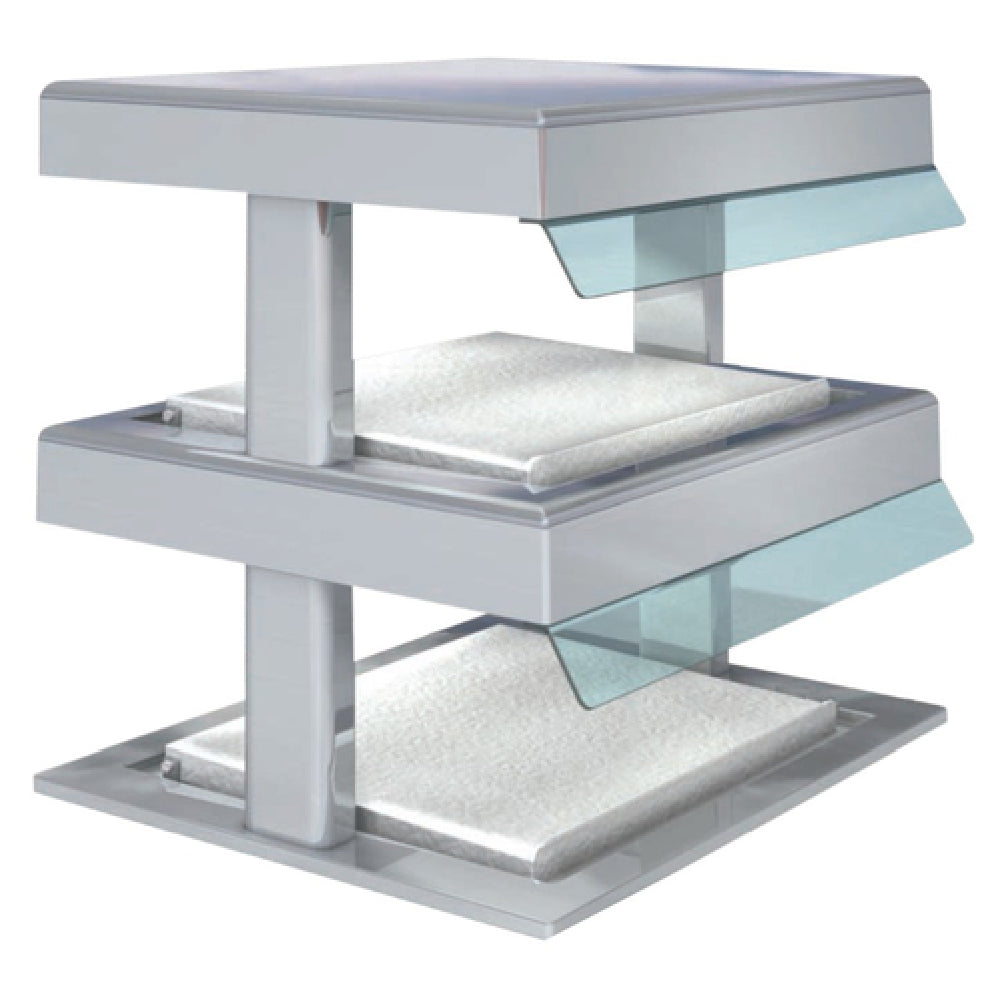 Duke HF50-2-HFL-HFL HotFrost™ Hot Frost Shelf Merchandiser 2-tier Hot/cold Switchable Food Display