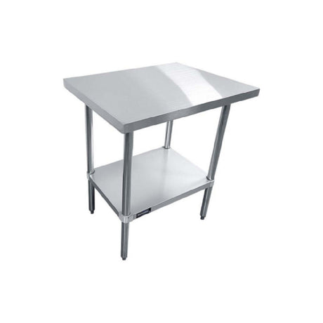 Sapphire Manufacturing SMTE-2430G Worktable 30"W X 24"D X 35"H 18/430 Stainless Steel Flat Top